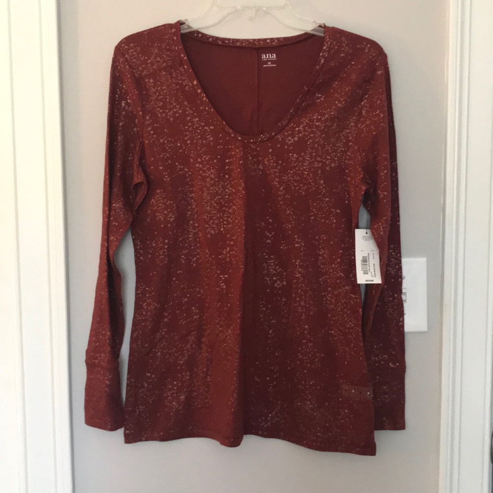 Metallic Gold Detail Shirt